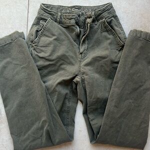 American Eagle AE Green Cargo pants 000 XXS 23